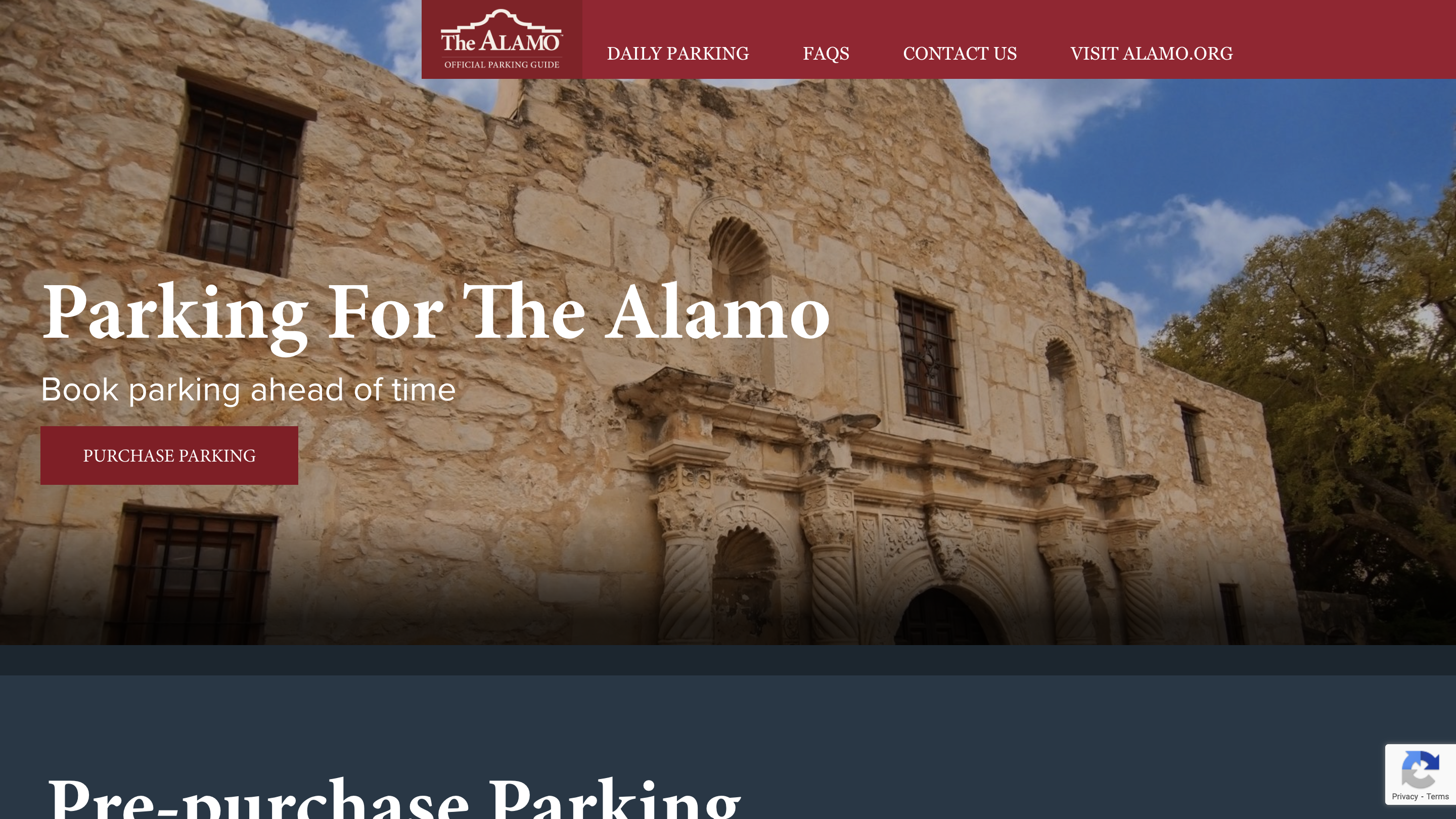 Alamo Parking Guide Screenshot