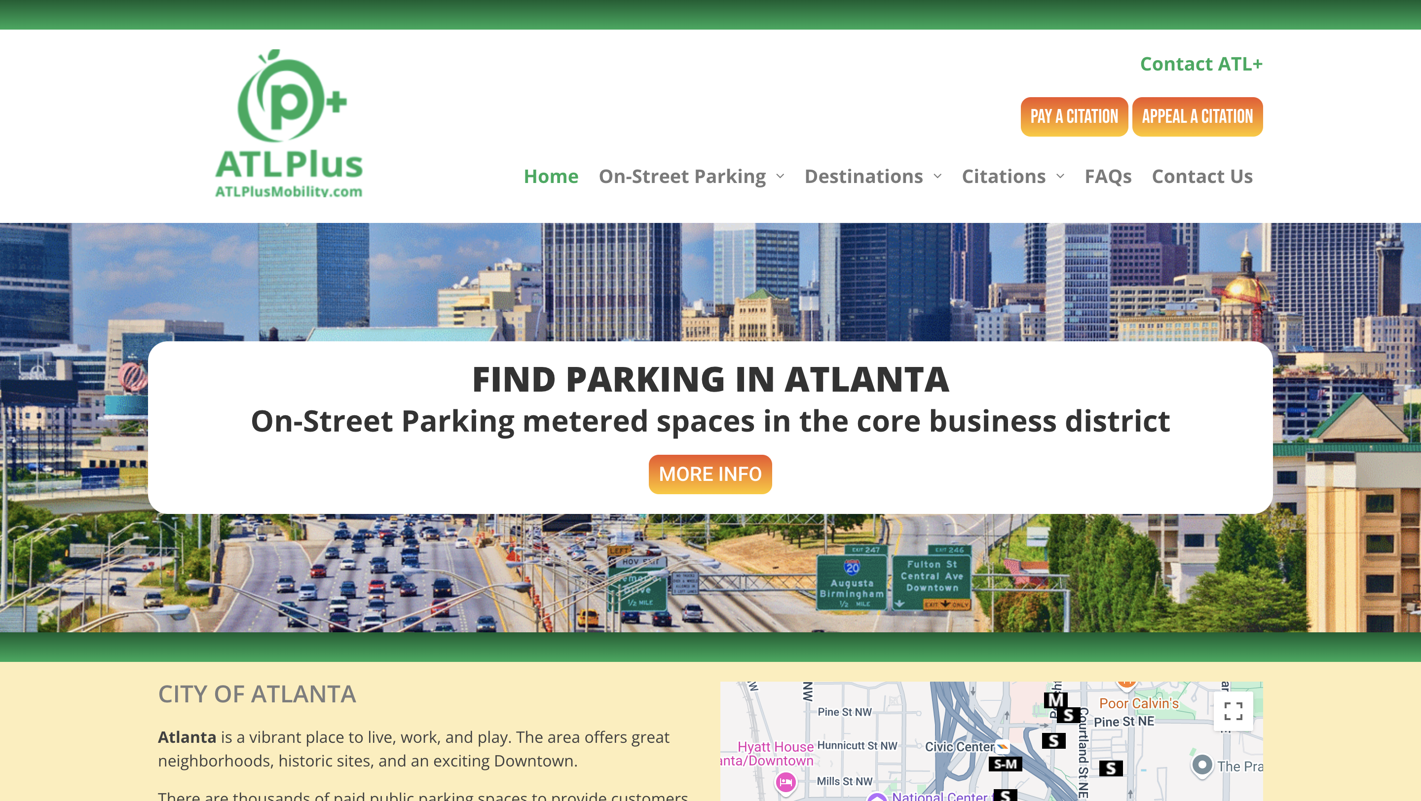ATL Plus Mobility Parking Guide Screenshot