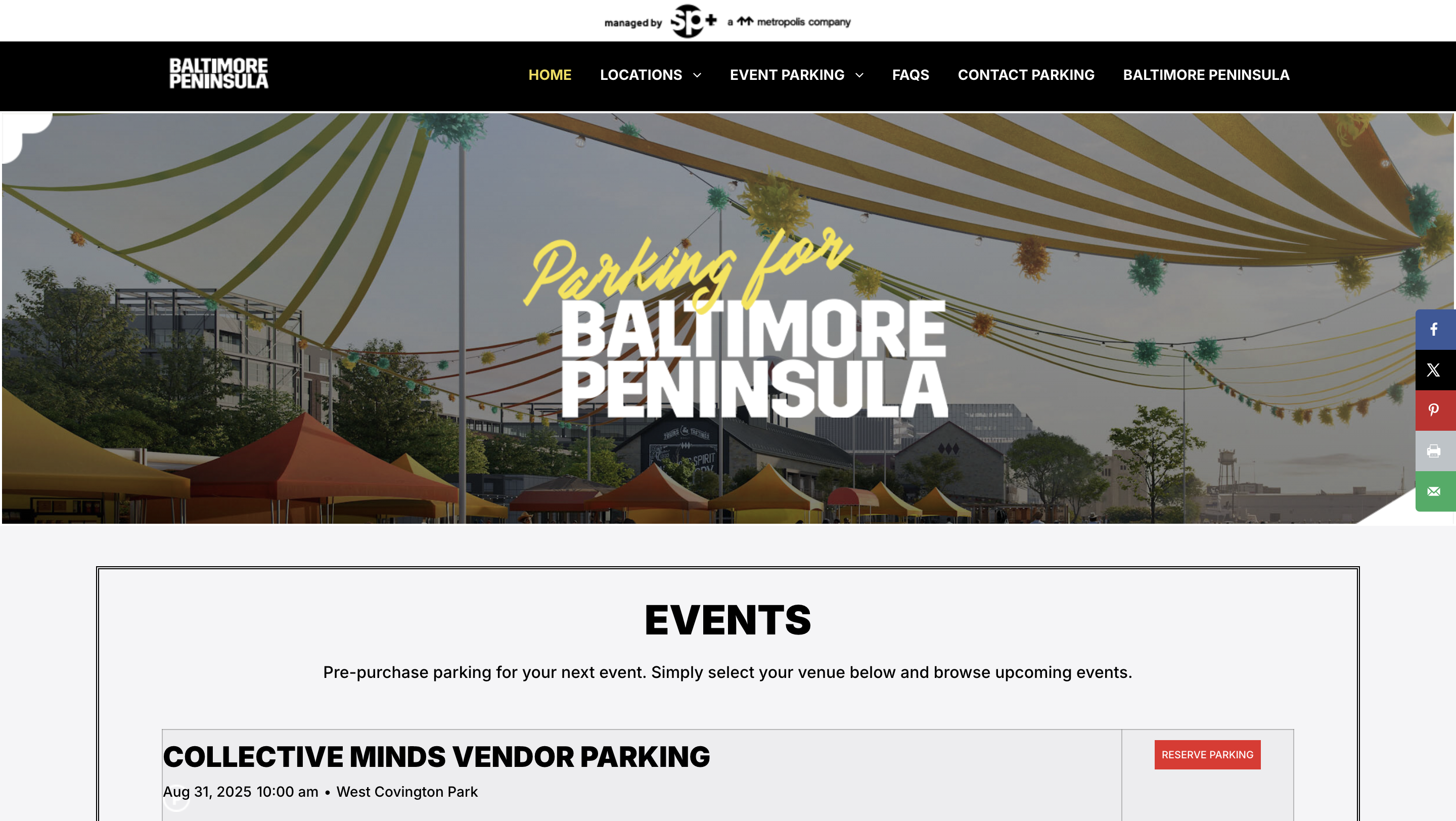 
    Baltimore Peninsula Parking Screenshot