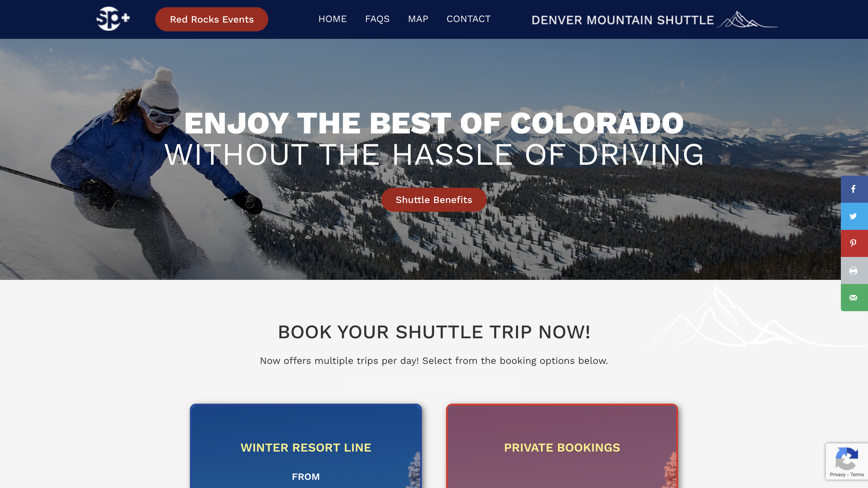 Denver Ski Shuttle Screenshot