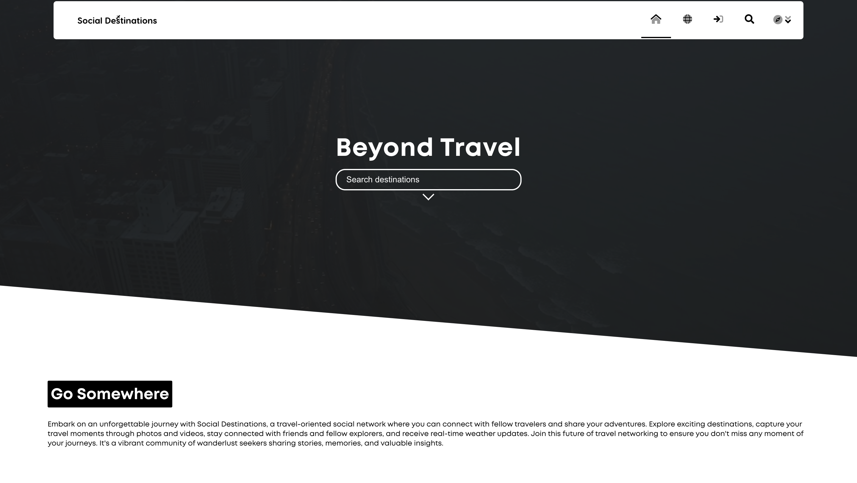 Social Destinations Screenshot